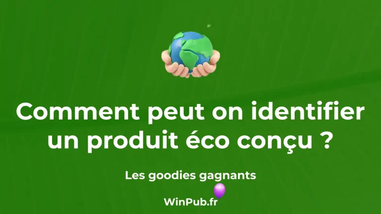 Comment peut on identifier un produit éco conçu