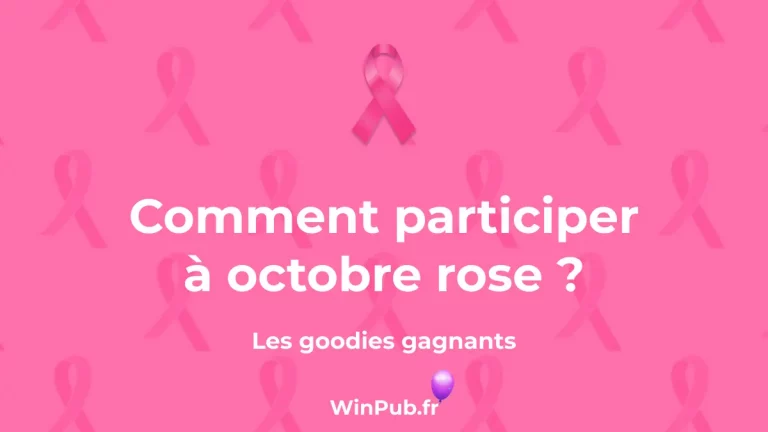 comment participer à octobre rose