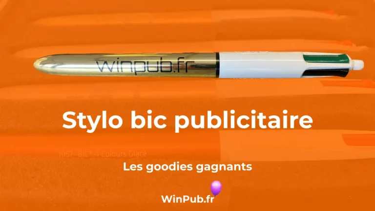 Stylo bic publicitaire