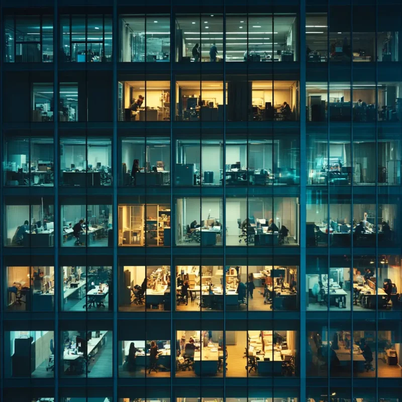 Une grande entreprise avec un CSE