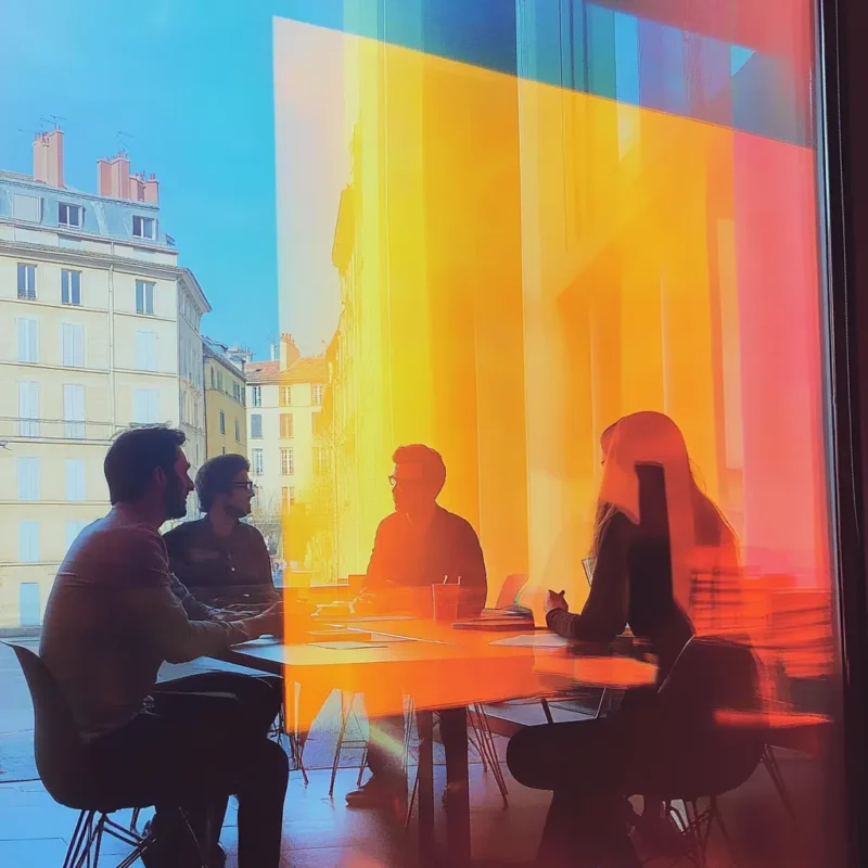 CSE en réunion suite à une mise en place