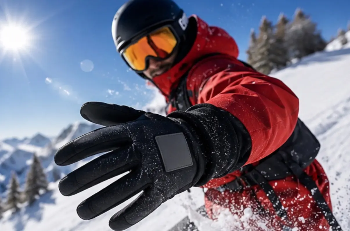 gants personnalisés au ski