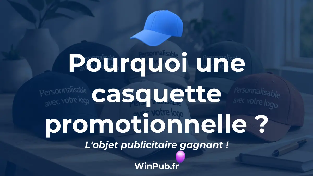 Pourquoi une casquette promotionnelle ?