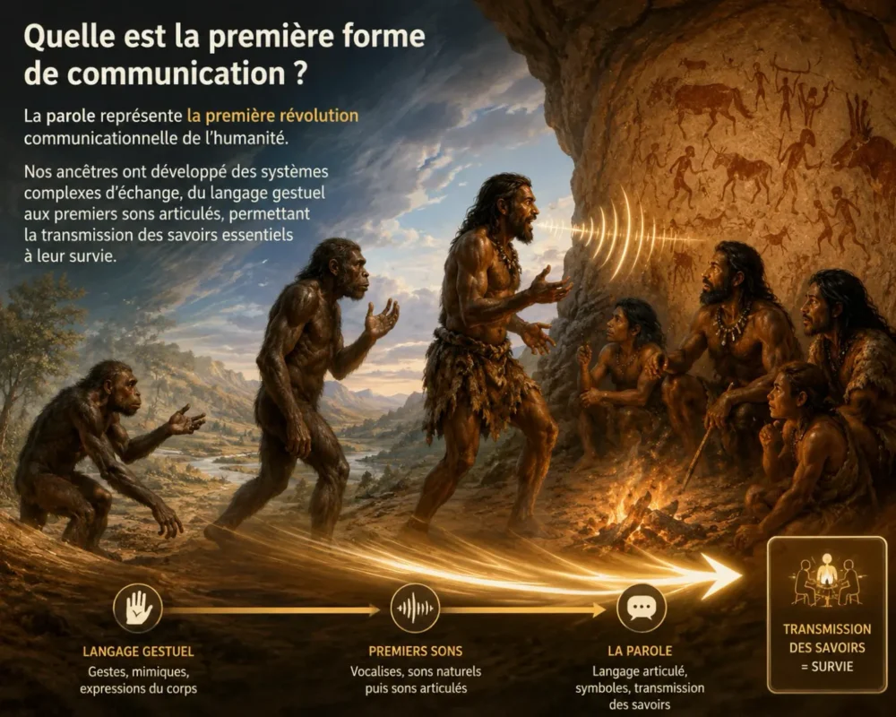 la première forme de communication