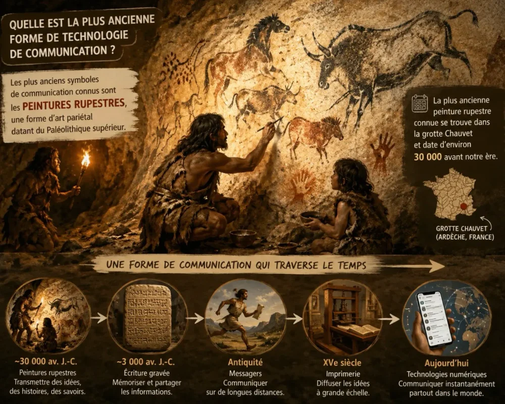  la plus ancienne forme de technologie de communication