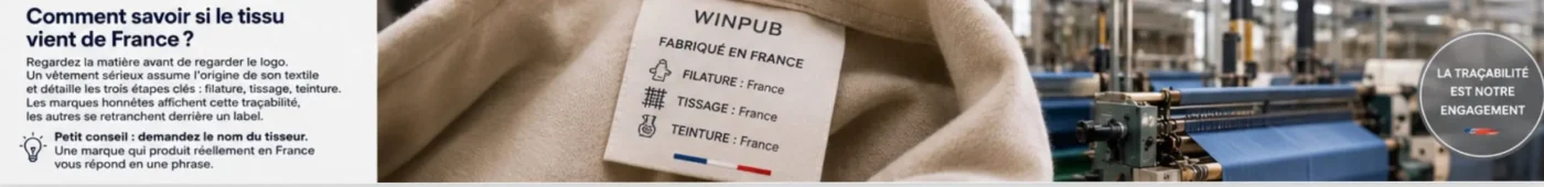 savoir si le tissu vient de France