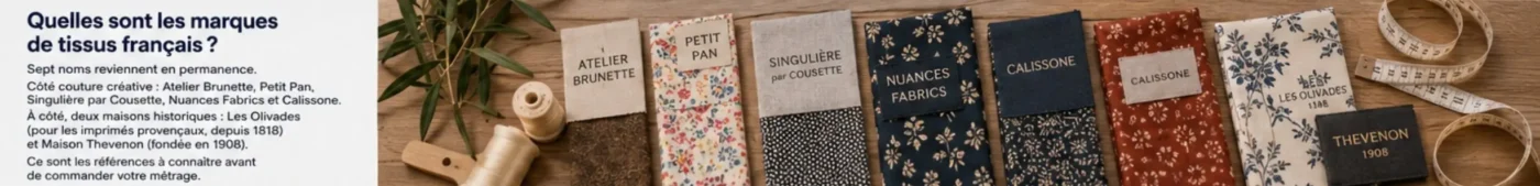 les marques de tissus français