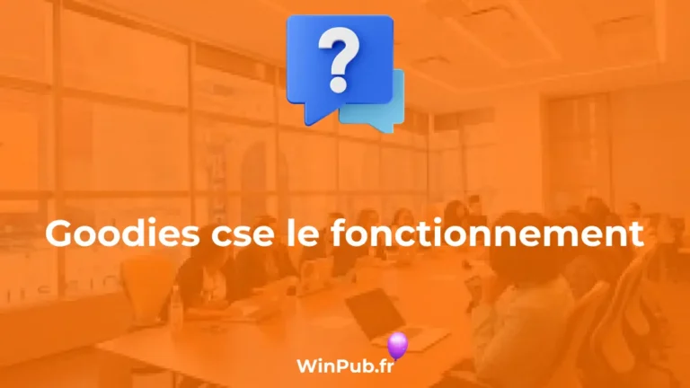 Goodies cse fonctionnement